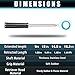 CHAMPKEY Performance Golf Ball Retriever Single Sided - Thicken Stainless Steel Shaft with Rubber Grip Golf Retriever - Available in 9Ft / 12Ft / 14.5Ft / 16.3Ft (14.5 FT)