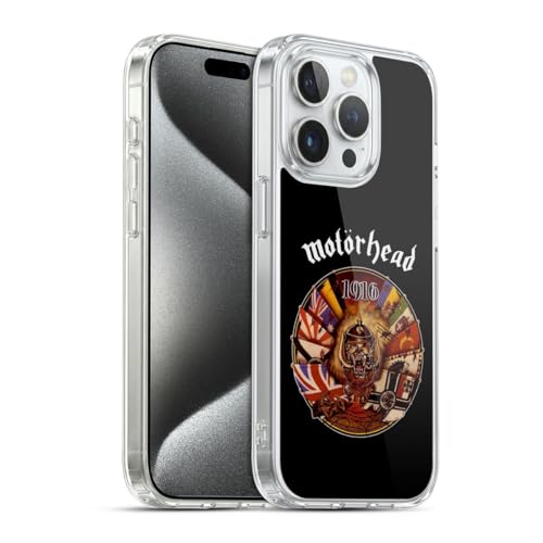 Funda de gel Motorhead 1916 para iPhone 15 Pro Head Case Designs
