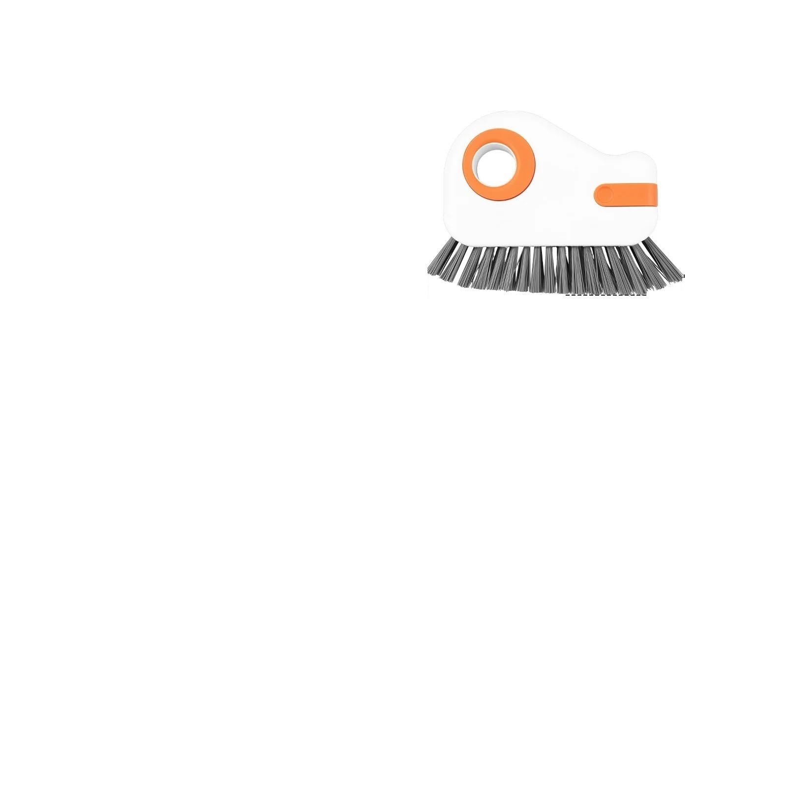 Sunrrafck Orange White-1Pcs 1Pcs Window Track Groove Cleaning Brush Crevice Gap Cleaner Bristle Scrub Tools For Sill Sliding Door