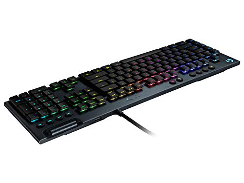 Logitech G815 LIGHTSPEED RGB Mechanical Gaming Keyboard. GL Tactile US INTL Keyboard - vue 5
