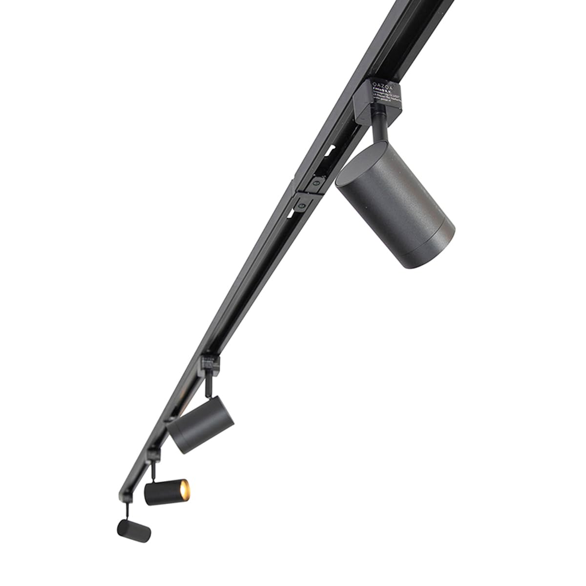 QAZQA jeana - Lampada da soffitto Moderno - 14 luce - L 753 cm - Nero - Moderno - Soggiorno I Camera da letto I Sala da Pranzo I Cucina