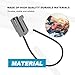 SYudwen Alternator Pigtail Connector Wiring Harness Compatible with 1994-2023 Ford Electrical Plug Wire Connection Kit, White Plastic, 1 Set