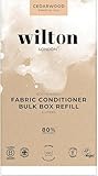 Wilton London Cedarwood Fabric Conditioner Refills - 160 Washes - Plant-based & Biodegradable Softner - 100% Recyclable - Less Plastic - Essential Oils - Made in UK - 4L