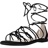 sandalias romanas negras con tacon Altura Tacón Bajo (de 1 A 3 cm)