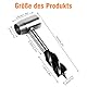 Bushcraft Handbohrmaschine für Holz: Bushcraft Bohrer Set，Handbohrer Überlebensbohrer mit Holster für Camping, Bushcraft, Outdoor Survival