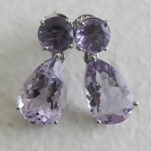 Boucles d'oreilles améthyste pour sublimer vos tenues de soirée avec des pierres violettes