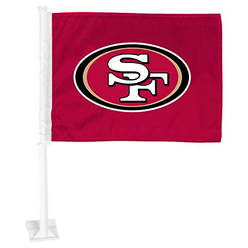 Drapeau de voiture San Francisco 49ers grand format FANMATS aux finitions soignées