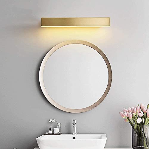 Éclairage de vanité réglable LED haut de gamme en cuivre pour miroir