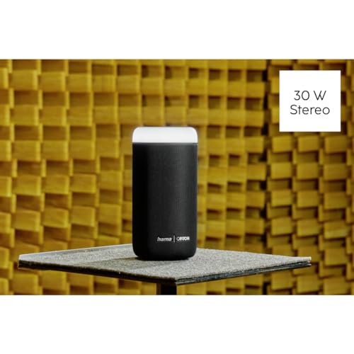 Hama Altoparlante Bluetooth, 30 W (Impermeabile IPX4, Effetti Di Luce Led, 12 Ore Di Durata Della Batteria, Altoparlante Bluetooth Piccolo, Scatola Musicale Bluetooth, Scatola Per Feste Bluetooth, - 16