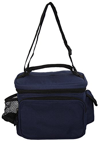 Cooler with Bottle Holder and Cell Pouch