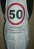 Photo Gallery regali pazza idea grembiule uomo donna 50 anni bianco - 70x90 cm - poliestere - moderno e funzionale - cucina e ristorazione - collezione classica Photo Gallery regali pazza idea grembiule uomo donna 50 anni bianco - 70x90 cm - poliestere - moderno e funzionale - cucina e ristorazione - collezione classica