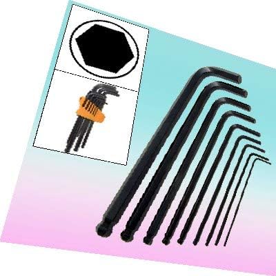 X-DREE - Juego de llaves hexagonales en forma de L, herramientas automotrices para llaves hexagonales (Llave en forma de Llave Caddy Set de llaves