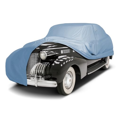 Image of iCarCover Premium Car Cover for 1938-1940 Cadillac Series 72, 75 Heavy Duty Waterproof All-Weather Automobiles Custom Fit Indoor Outdoor UV Snow Protection Covers with Straps and Bag