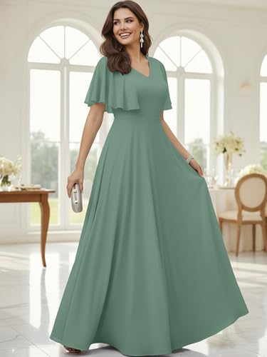 Image of KOH KOH Womens Long Elegant Bridesmaid Evening Cocktail Modest Maxi Dress
