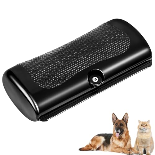 Brosse Chien Poil Court, Brosse Poils Morts pour Chiens et Chats, Élimine Sous Poil et Poils Morts, Toilettage Canin Chat Professionnel, adapté pour les...