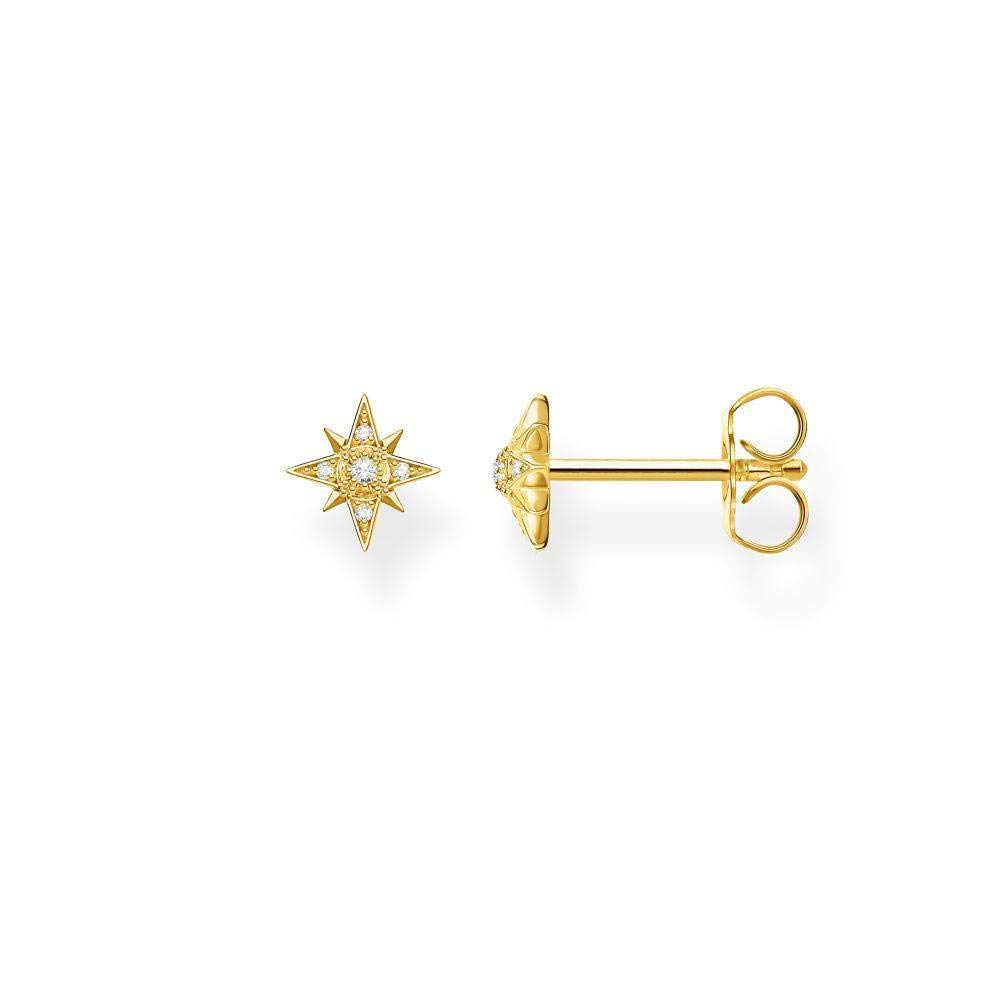 Thomas Sabo Einzel Ohrstecker Stern 925 Sterling Silber H2144