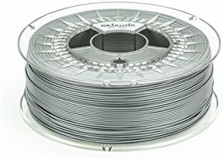 extrudr® PETG Diameter 1.75 mm (1.1 kg) 'Silver' (RGB 220:220:220) - 3D Printer Filament - Made in Austria - Highest Quality at a Fair Price!