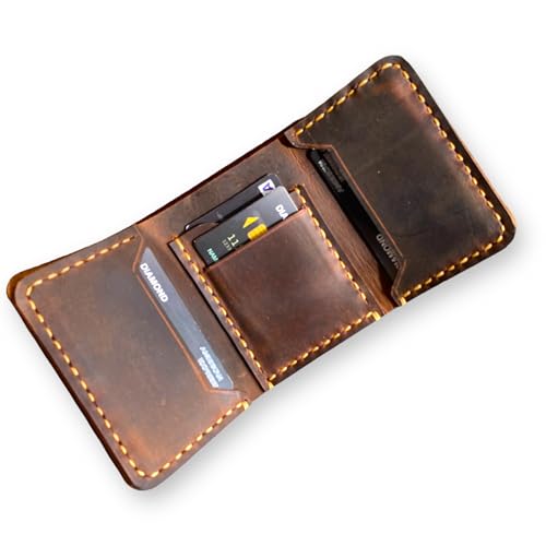 Handmade Trifold Wallet, Trifold Wallet, Leather Trifold Wallet For Men, Trifold Mens Wallet, Bifold Wallet, Leather Wallet, Wallet for Men, Gift for Men, Gift For Him