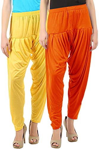 Image of Buy That Trendz Patiala Salwar for Women Relaxed Fit Viscose Patiyala Salwar Harem Bottom Pants