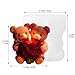 3D Cute Holding Flower Bear Silicone Mold,Silicone Epoxy Resin Mould,Ornament for DIY Wax Candle Art Craft Cake Chocolate Home Decor Valentine Gifts Birthday Gift