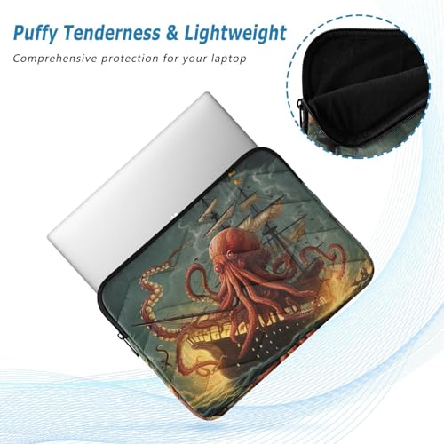 Funda para Laptop Ocean Boat Octopus 13-14 Pulgadas miniatura 5