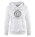Produktbild Just Style It - Valar Morghulis/Dohaeris II - Damen Hoodie - Weiss/Schwarz Gr. M