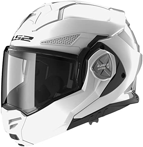 LS2 Helmets Advant X Modular Helmet (Gloss White - Large)