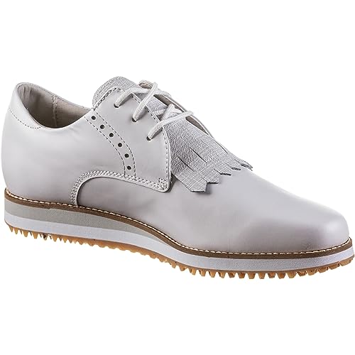 Footjoy Sport retrò, Scarpe da Golf Donna, Bianco