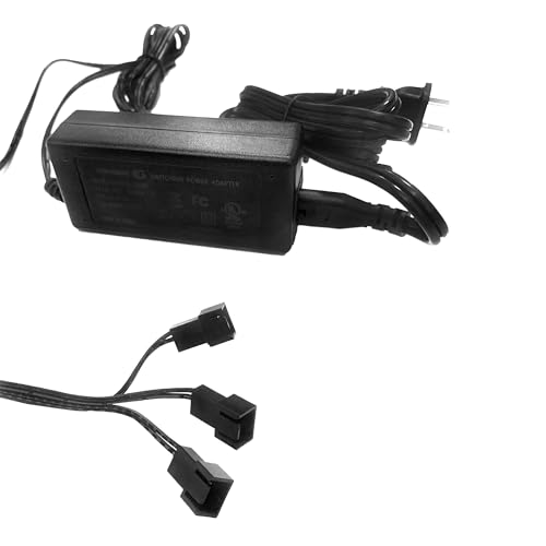 Coolerguys 840556074311 3A 100-240V Ac To 12V Dc Three (3) Fan Power Supply thumb #1
