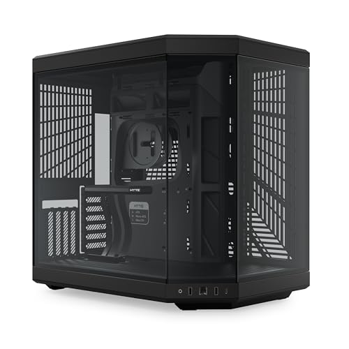 HYTE Y70 Upgraded Modern Aesthetic Dual Chamber Panoramic Tempered Glass Mid-Tower ATX Computer...