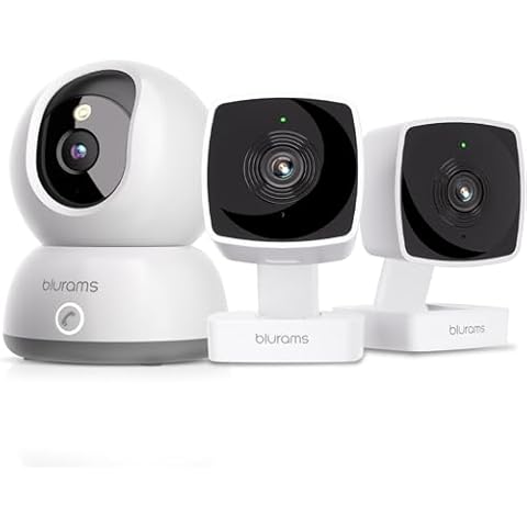blurams 2K Cameras for Home Security, WiFi Camera with One-Touch Call, Color Night Vision, Motion Tracking, Cloud & SD Card Storage Cover
