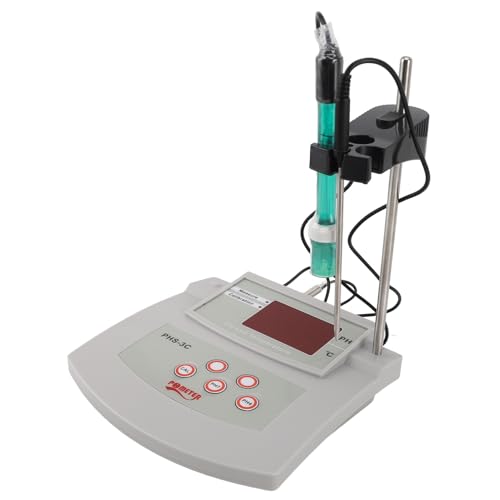 SIXRUN PH-mètre de Laboratoire de Paillasse PH-mètre de Laboratoire d'étalonnage Automatique de...