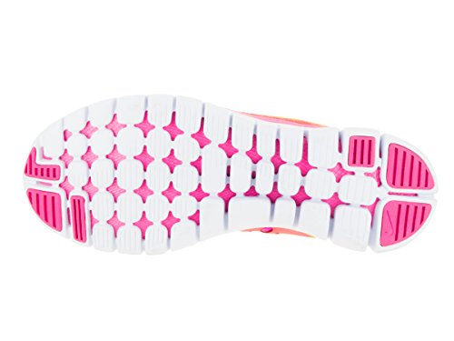 Nike Girl's Flex Run 2015 Running Shoe (GS) Lava Glow/Pink/White/Lime Size 6.5 M US4