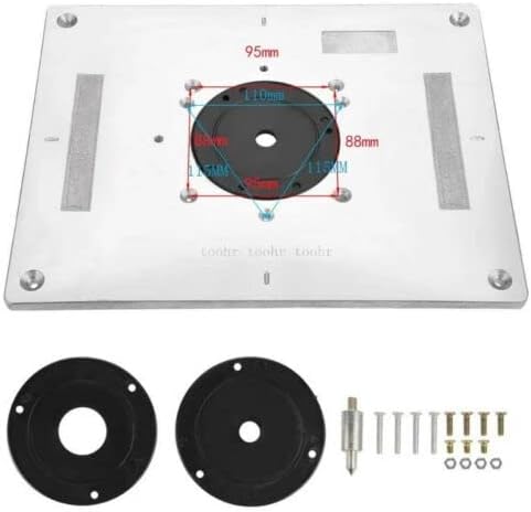 Wood Milling Trimming Machine Flip Plate Guide Table Router Table Insert Plate