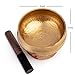 Tibetan Singing Bowl Set - Easy To Play for Beginners - Authentic Handcrafted Mindfulness Meditation Holistic Sound Bowl 7 Chakra Healing Gift by Himalayan Bazaar (4 Inch with Chakra Stones)