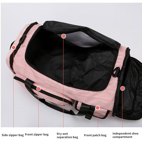 Sport Bag Large Capacity Fitness Multifunctional Travel Luggage Handheld Handbag Overnight For Vacation Gym Multifunctional Travel Training Dry Wet Separation Fitness4