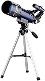ZKHD Telescopio Astronómico De Telescopio Refractivo De 70 Mm, con Visor