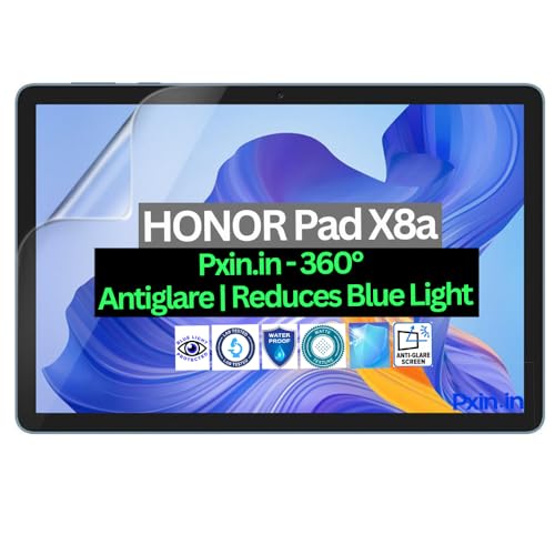 Image of Pxin Tablet Anti Bluelight and Anti Glare Screen Guard compatible with HONOR Pad X8a | BLUVLightblock Tech | Scratch Proof | Prevents bluelight | Eye Protection | No Dry Eyes