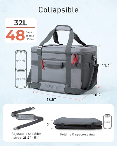 TOURIT 48/60 Can Collapsible Cooler