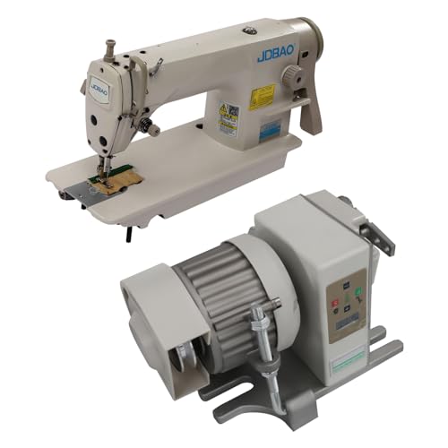 Leather Sewing Machine, DDL-8700 Industrial Strength Sewing Machine w/Motor Commercial Heavy Duty Leather Straight Stitch Tool Adjusted Stitch Length 0-0.2in (DDL-8700-h+Motor)