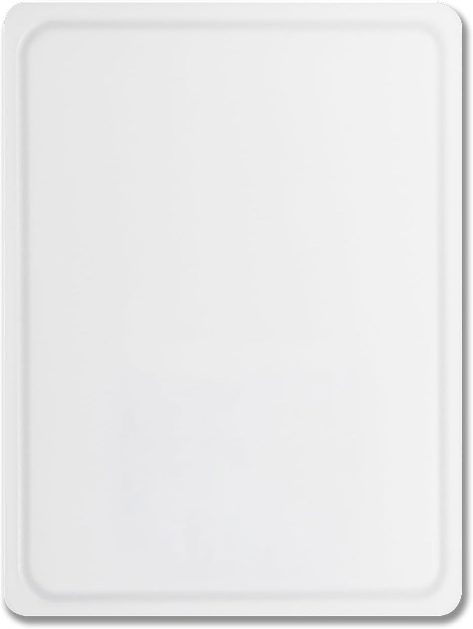 Dexas NSF Polysafe Pastry/Cutting Board with Well, 15 by 20 inches, White