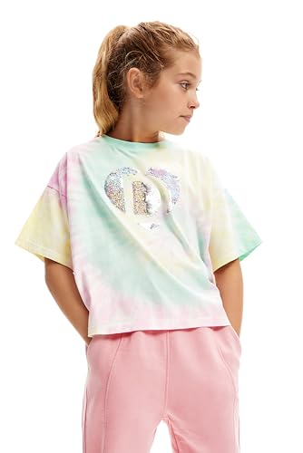 Image of Desigual Little Girl's Ribbed Daisy T-Shirt