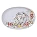 Certified International 23235 Sweet Bunny Oval Serving Platter, 17.25"x 12.5", Multicolored