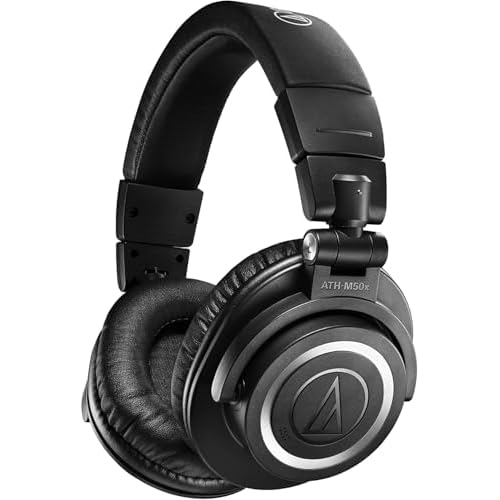 Audio-Technica M50xBT2 Kabelloser Kopfhörer Schwarz