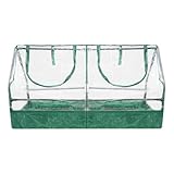 Zenport SH3212A+BTP Garden Raised Bed and Cold Frame Greenhouse Cloche for Easy Access Protected Gardening