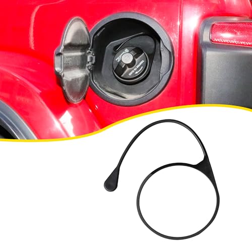 RERPRO Fuel Gas Cap Tether Compatible with 2018-2024 2025 Jeep Wrangler JL 2/4 Door 4XE Gladiator JT Accessories Fuel Tank Cap Rope Fuel Filler Gas Lanyard Replacement