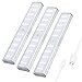 Produktbild LED Unterbauleuchte Bawoo 3er LED Schrankbeleuchtung Schrankleuchte Magnetisch mit Bewegungsmelder USB Wiederaufladbare LED Schranklicht Kleiderschrank Nachtlicht