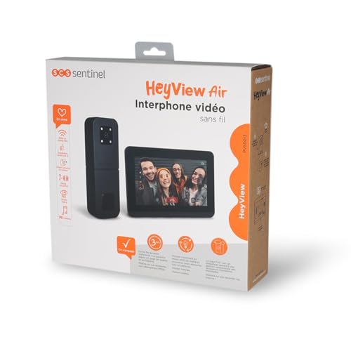 Interphone vidéo sans fil écran tactile 7 pouces avec commande de gâche électrique