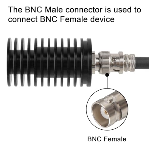 Carga ficticia BNC macho 50 ohm 10W para RF miniatura 5