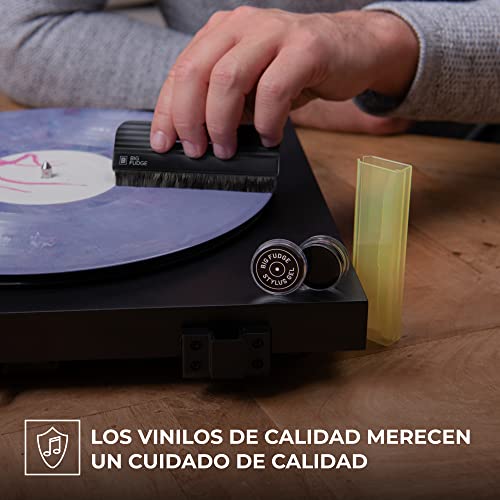 Miniatura 2 de Big Fudge Limpiador De Discos De Vinilo - Cepillo Y Gel Para Agujas De Grabación - Disco Antiestático De Fibra De Carbono Que No Se Raya - Kit De Limpieza Con Cepillo Para Discos De Vinilo